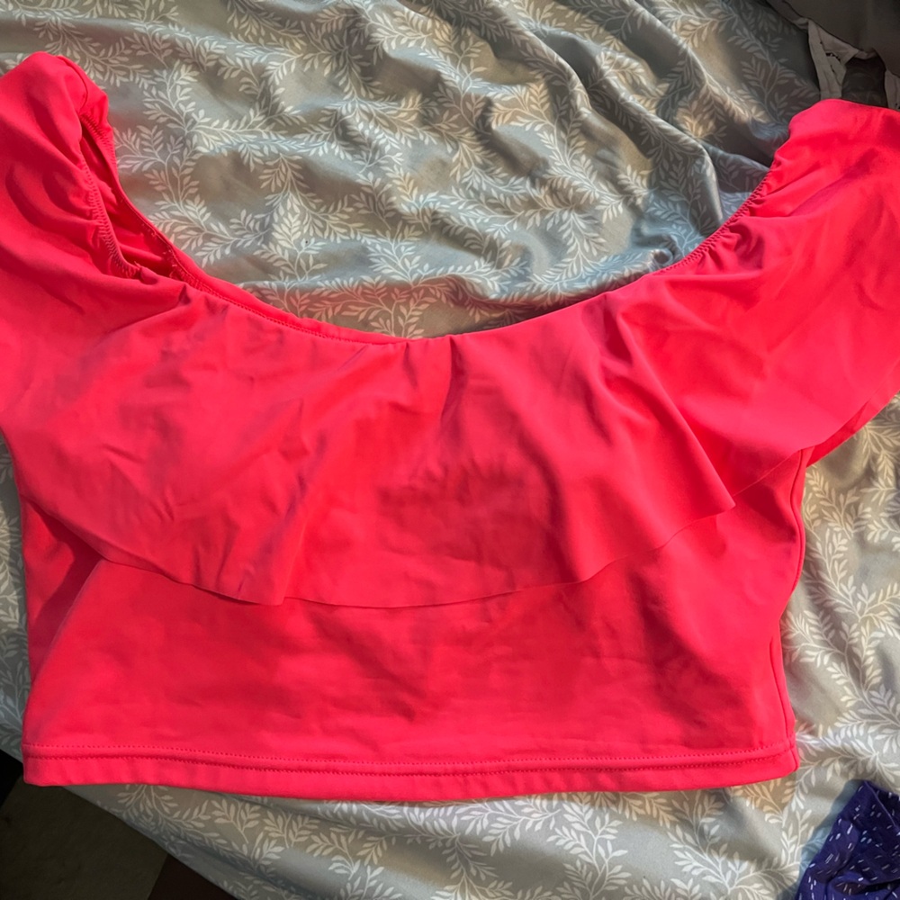 Kiava Cabana crop swim top
